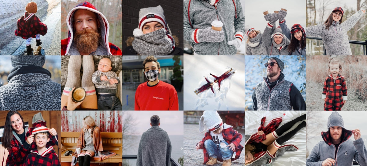 Collage of spring wear images for desktop