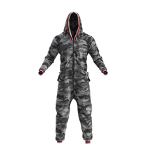 Load image into Gallery viewer, Pook Onesie - Camo Grey (Adult Unisex)