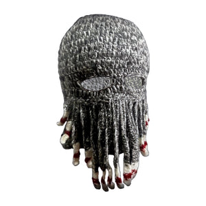 Grey Octopus Knit Balaclava Hat | POOK Canada