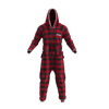 Pook Onesie - Red (Adult Unisex)