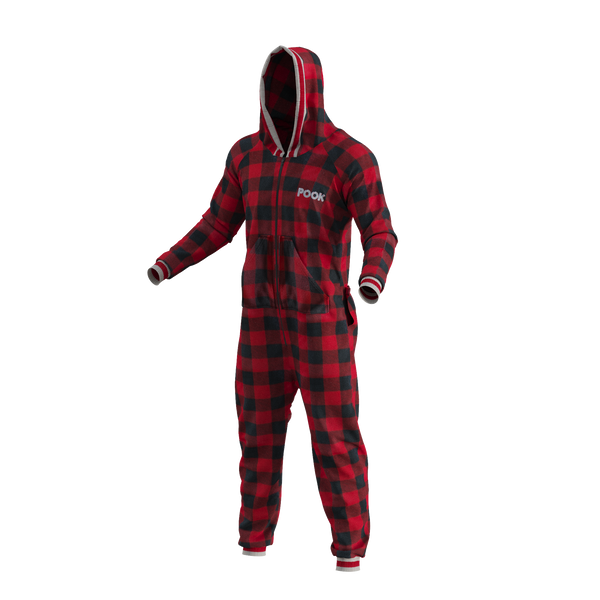 Pook Onesie - Red (Adult Unisex)