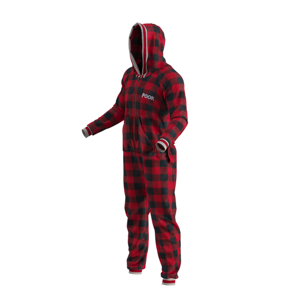 Pook Onesie - Red (Adult Unisex)