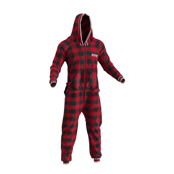 Pook Onesie - Red (Adult Unisex)