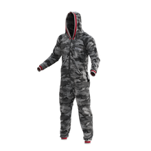 Load image into Gallery viewer, Pook Onesie - Camo Grey (Adult Unisex)