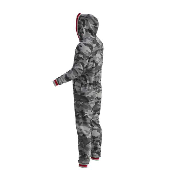 Pook Onesie - Camo Grey (Adult Unisex)