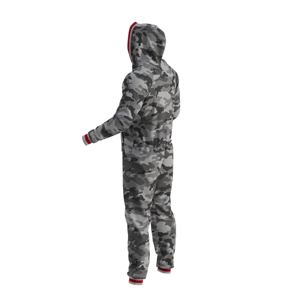 Pook Onesie - Camo Grey (Adult Unisex)