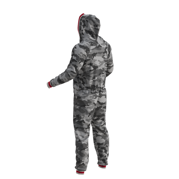Pook Onesie - Camo Grey (Adult Unisex)