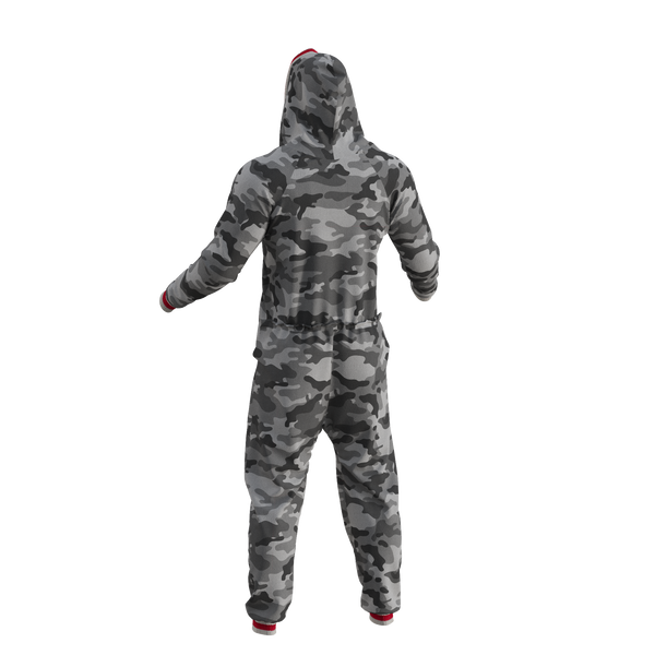 Pook Onesie - Camo Grey (Adult Unisex)