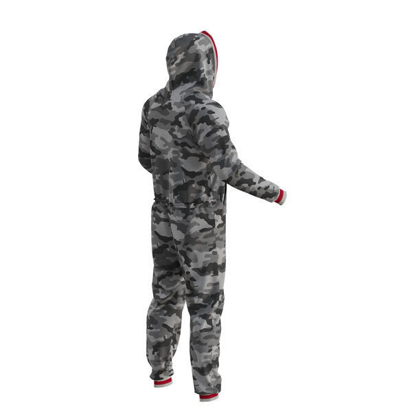 Pook Onesie - Camo Grey (Adult Unisex)