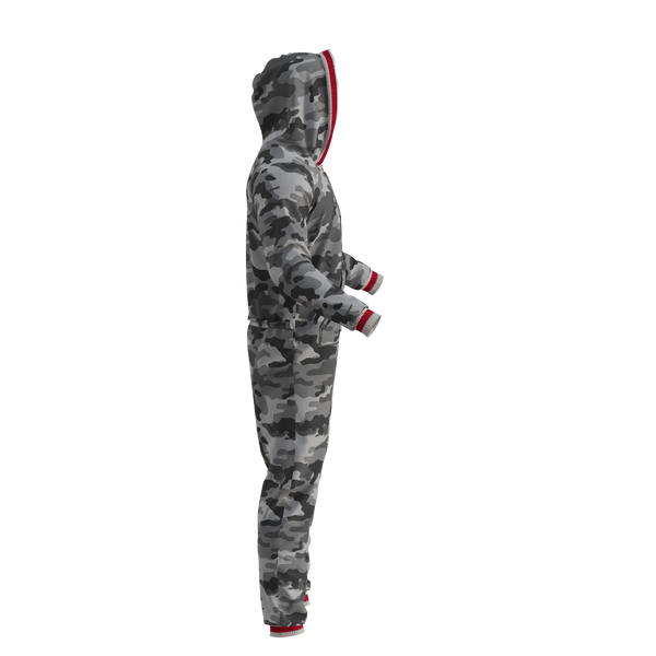 Pook Onesie - Camo Grey (Adult Unisex)