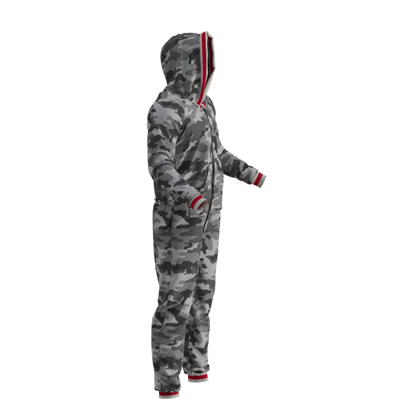 Pook Onesie - Camo Grey (Adult Unisex)