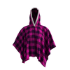 Pook Poncho - Adult Pink Polar Fleece w/ Snap Fastners