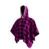 Pook Poncho - Adult Pink Polar Fleece w/ Snap Fastners