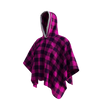 Pook Poncho - Adult Pink Polar Fleece w/ Snap Fastners