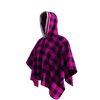Pook Poncho - Adult Pink Polar Fleece w/ Snap Fastners