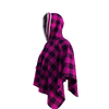 Pook Poncho - Adult Pink Polar Fleece w/ Snap Fastners
