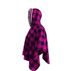Pook Poncho - Adult Pink Polar Fleece w/ Snap Fastners
