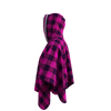 Pook Poncho - Adult Pink Polar Fleece w/ Snap Fastners