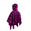 Pook Poncho - Adult Pink Polar Fleece w/ Snap Fastners