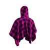 Pook Poncho - Adult Pink Polar Fleece w/ Snap Fastners