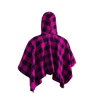 Pook Poncho - Adult Pink Polar Fleece w/ Snap Fastners