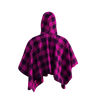 Pook Poncho - Adult Pink Polar Fleece w/ Snap Fastners