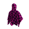 Pook Poncho - Adult Pink Polar Fleece w/ Snap Fastners