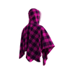 Pook Poncho - Adult Pink Polar Fleece w/ Snap Fastners