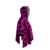 Pook Poncho - Adult Pink Polar Fleece w/ Snap Fastners