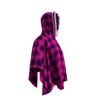 Pook Poncho - Adult Pink Polar Fleece w/ Snap Fastners