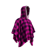 Pook Poncho - Adult Pink Polar Fleece w/ Snap Fastners