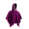 Pook Poncho - Adult Pink Polar Fleece w/ Snap Fastners