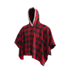 Pook Poncho - Adult Red Polar Fleece w/ Snap Fastners