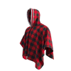 Pook Poncho - Adult Red Polar Fleece w/ Snap Fastners