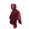 Pook Poncho - Adult Red Polar Fleece w/ Snap Fastners