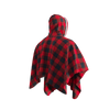 Pook Poncho - Adult Red Polar Fleece w/ Snap Fastners