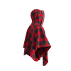 Pook Poncho - Adult Red Polar Fleece w/ Snap Fastners