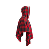 Pook Poncho - Adult Red Polar Fleece w/ Snap Fastners