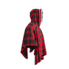 Pook Poncho - Adult Red Polar Fleece w/ Snap Fastners