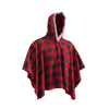 Pook Poncho - Adult Red Polar Fleece w/ Snap Fastners