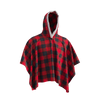 Pook Poncho - Adult Red Polar Fleece w/ Snap Fastners