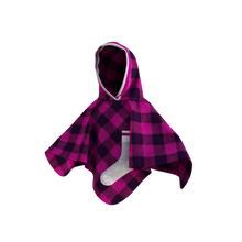 Load image into Gallery viewer, Pookie Poncho - Pink Toddler/Youth Polar Fleece