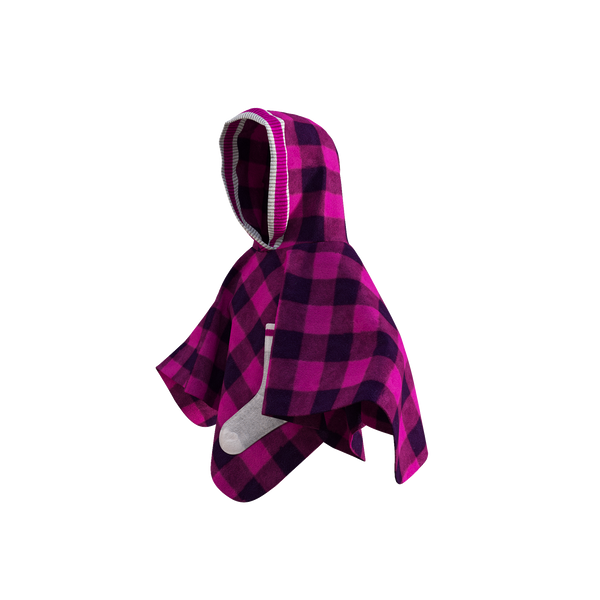 Pookie Poncho - Pink Toddler/Youth Polar Fleece