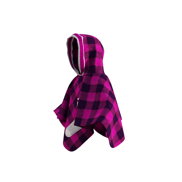 Pookie Poncho - Pink Toddler/Youth Polar Fleece