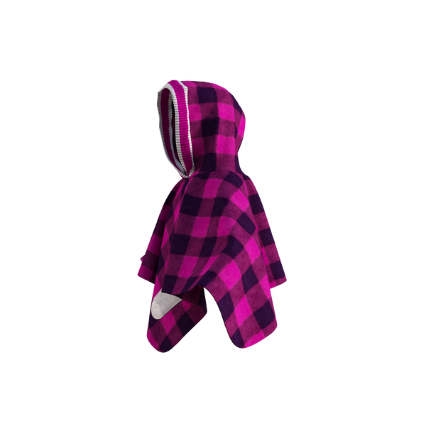 Pookie Poncho - Pink Toddler/Youth Polar Fleece