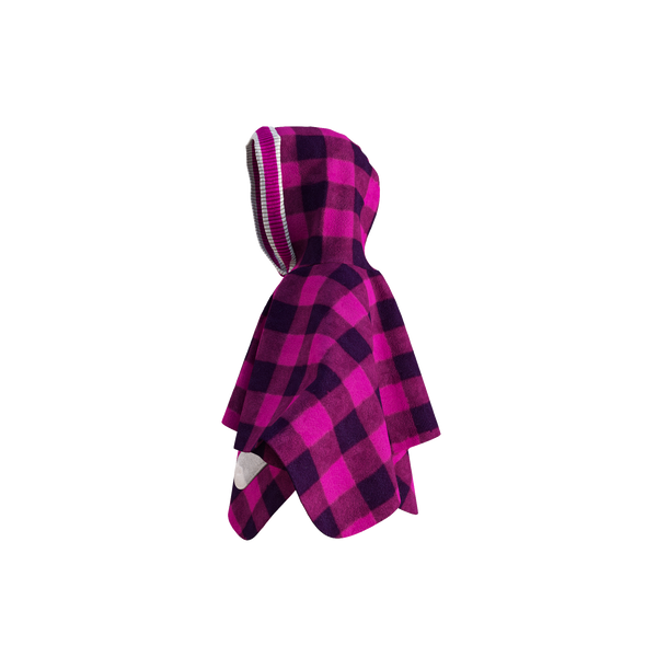 Pookie Poncho - Pink Toddler/Youth Polar Fleece