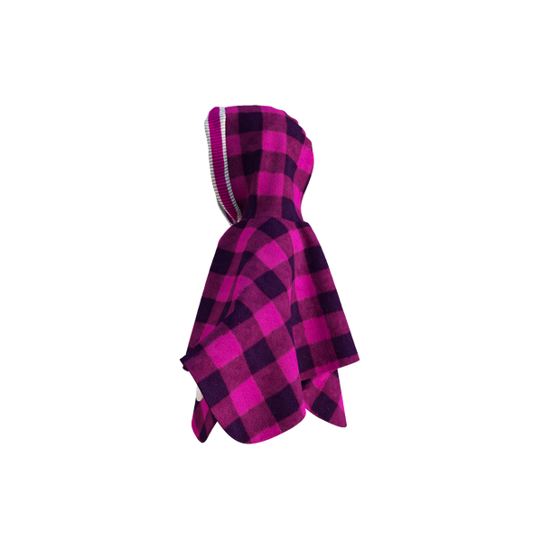 Pookie Poncho - Pink Toddler/Youth Polar Fleece