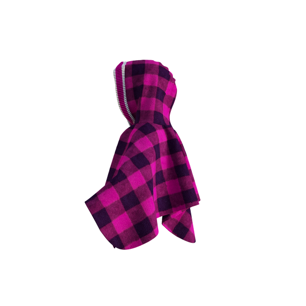 Pookie Poncho - Pink Toddler/Youth Polar Fleece