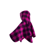 Load image into Gallery viewer, Pookie Poncho - Pink Toddler/Youth Polar Fleece