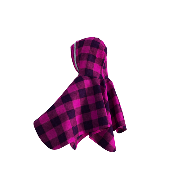 Pookie Poncho - Pink Toddler/Youth Polar Fleece